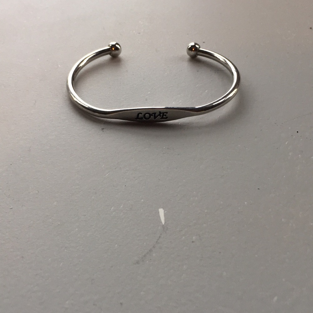 “Love” Silver Bracelet